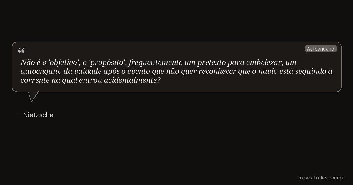 Frase de Nietzsche