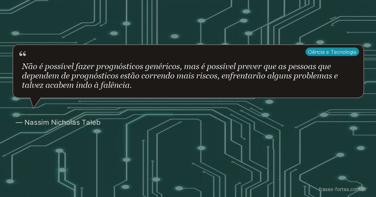 Frase de Nassim Nicholas Taleb