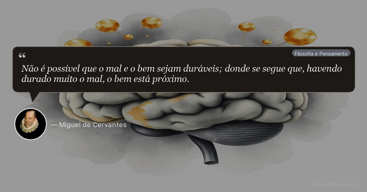 Frase de Miguel de Cervantes