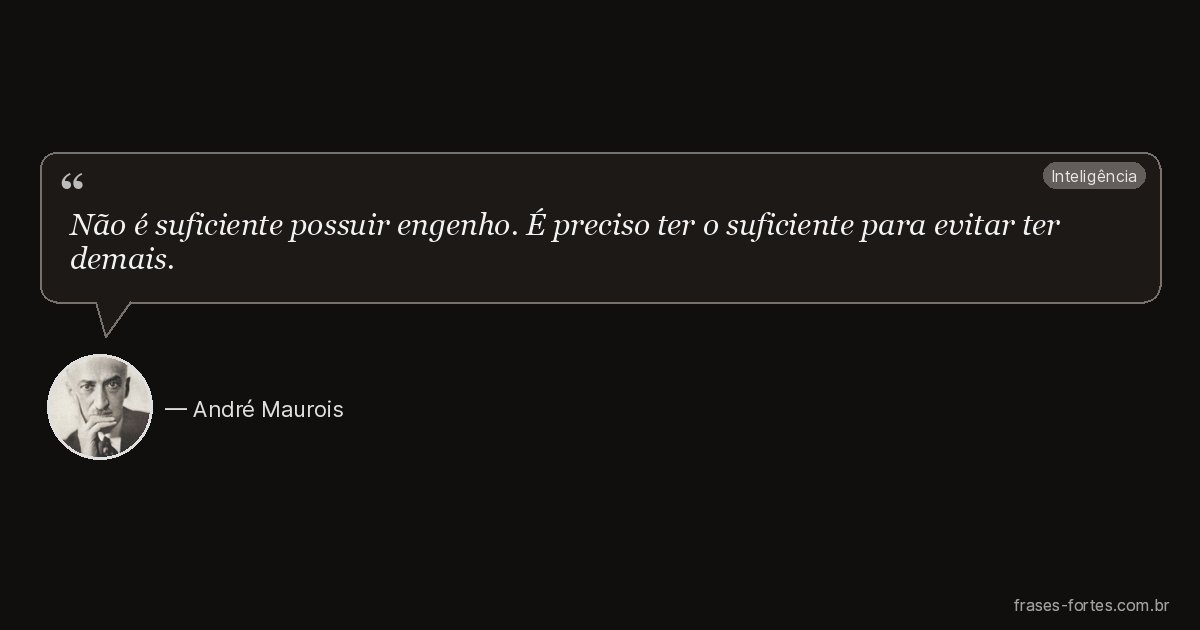 Frase de André Maurois