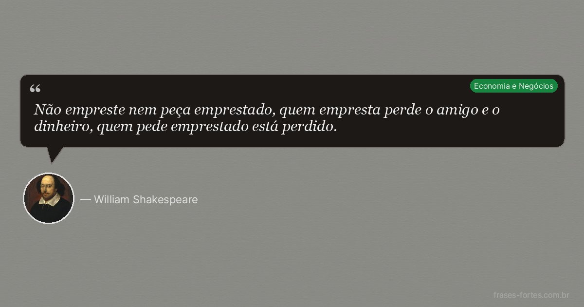 Frase de William Shakespeare