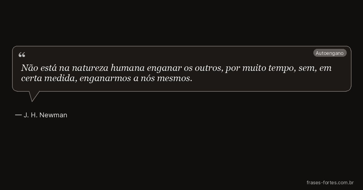 Frase de J. H. Newman