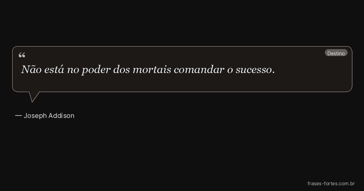 Frase de Joseph Addison
