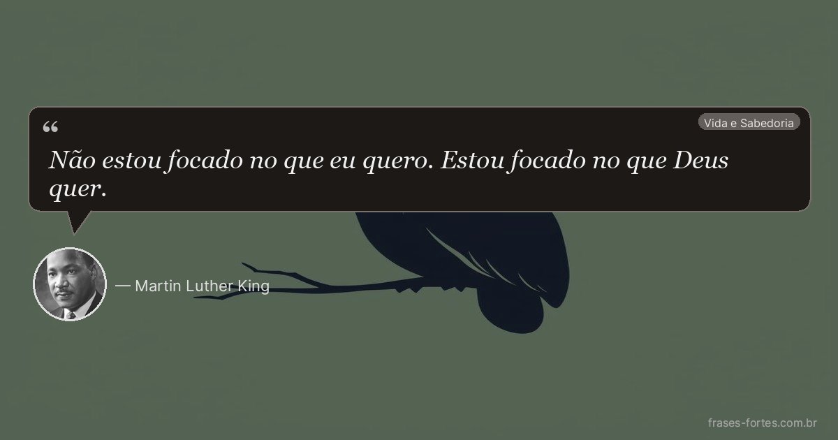Frase de Martin Luther King
