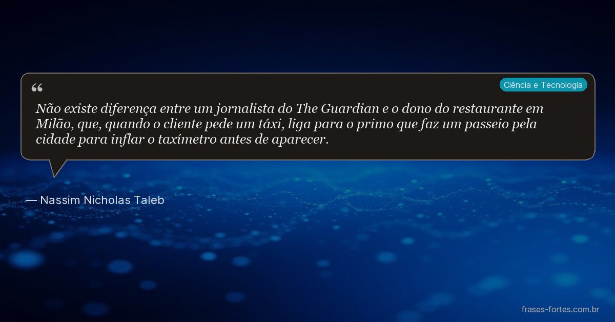 Frase de Nassim Nicholas Taleb