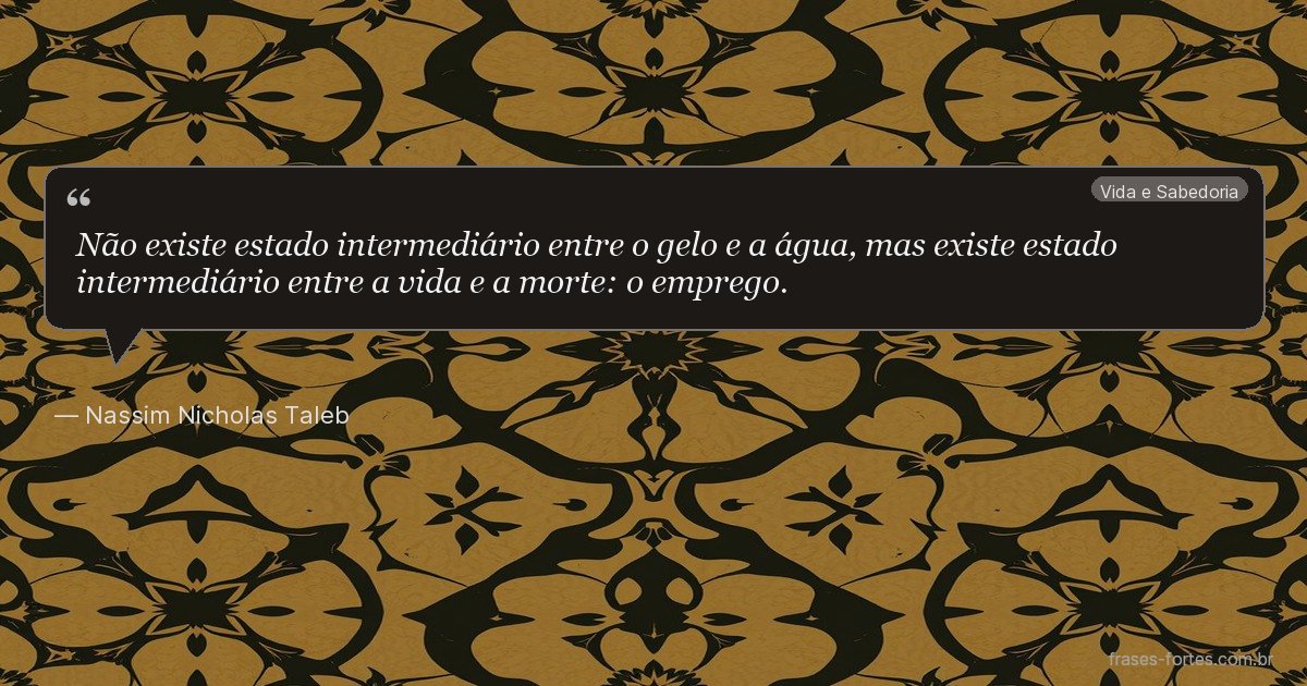 Frase de Nassim Nicholas Taleb