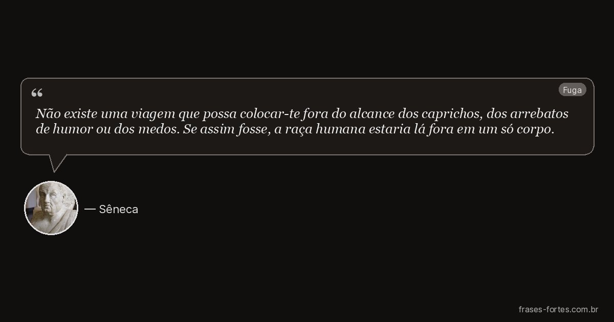 Frase de Sêneca