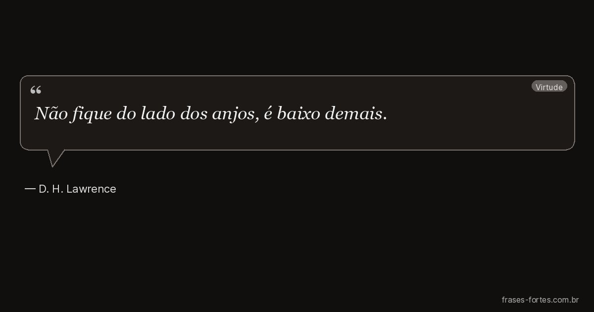 Frase de D. H. Lawrence