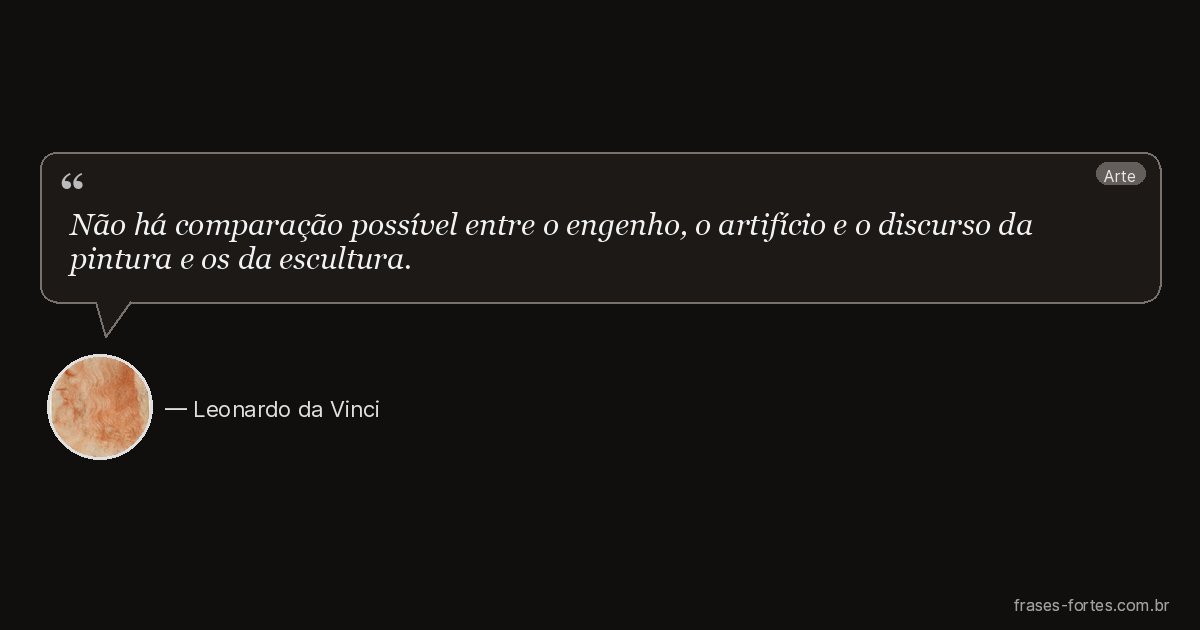 Frase de Leonardo da Vinci