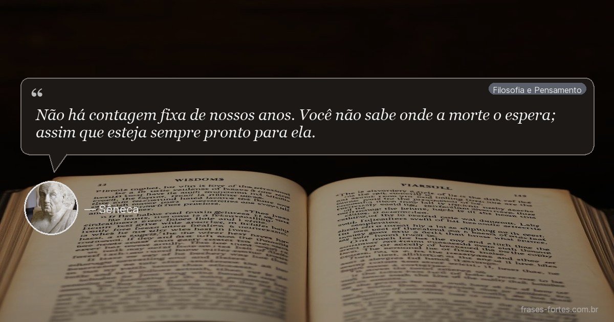 Frase de Sêneca