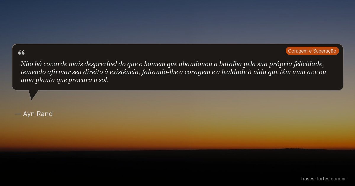 Frase de Ayn Rand