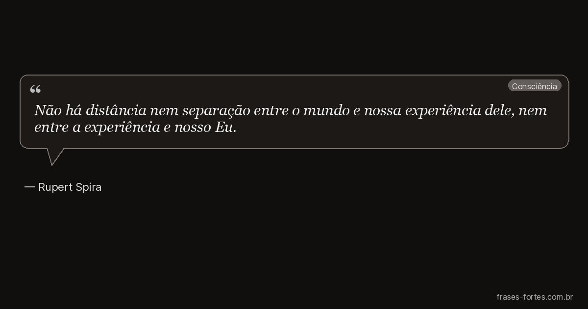 Frase de Rupert Spira