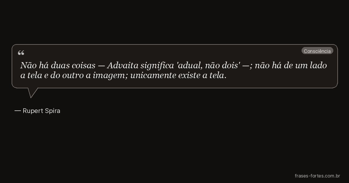 Frase de Rupert Spira