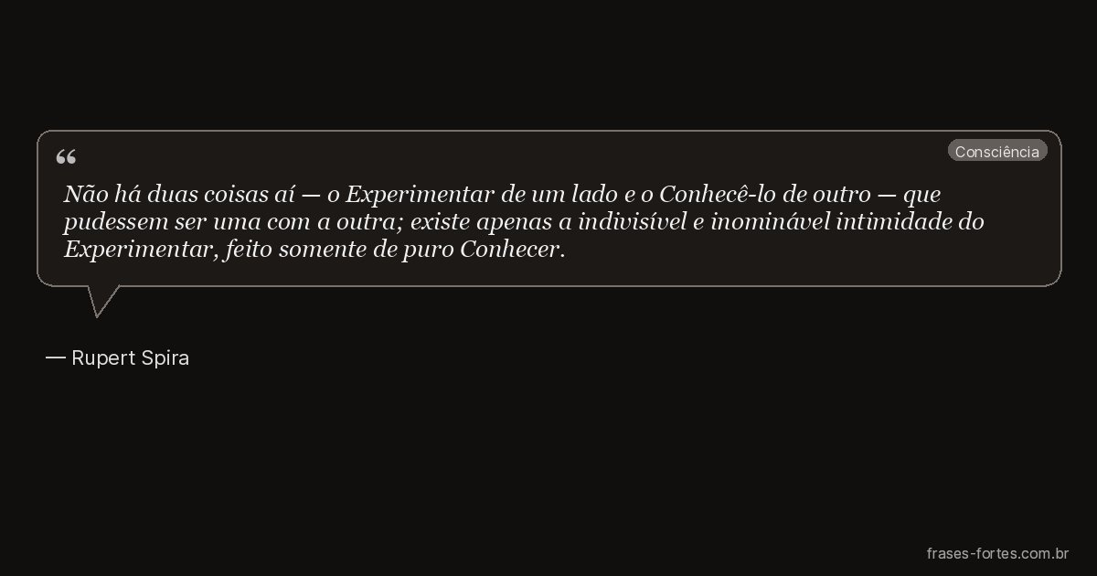 Frase de Rupert Spira