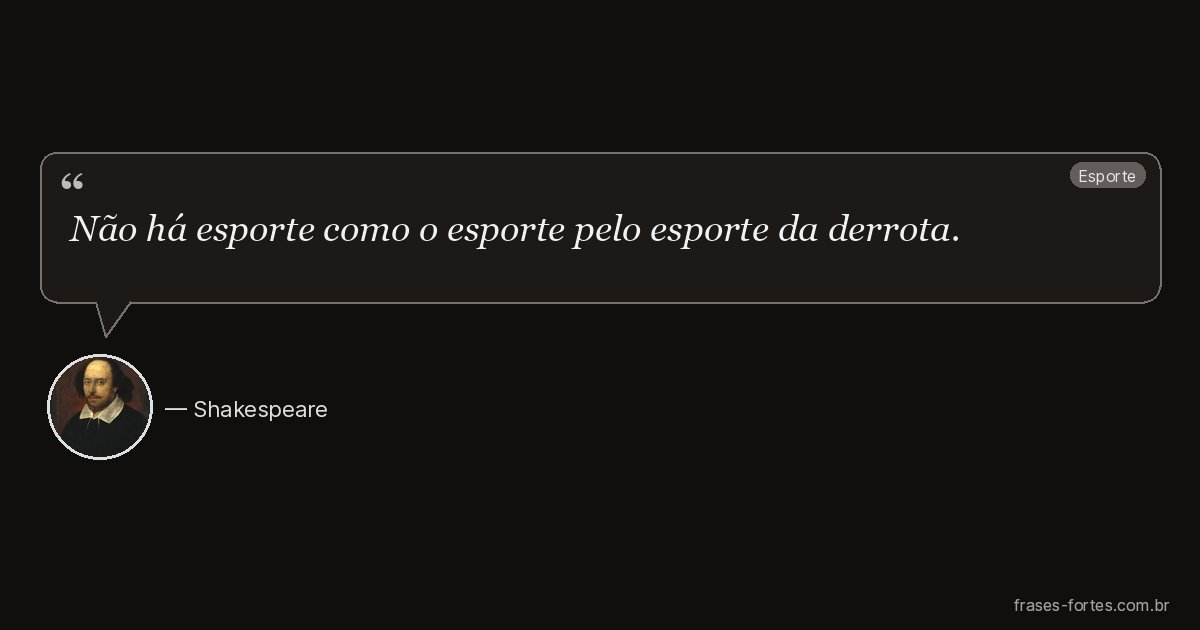 Frase de Shakespeare