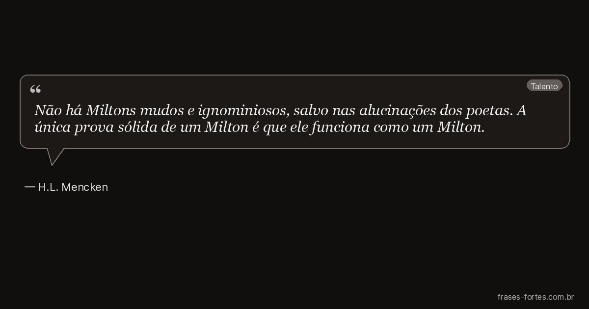 Frase de H.L. Mencken