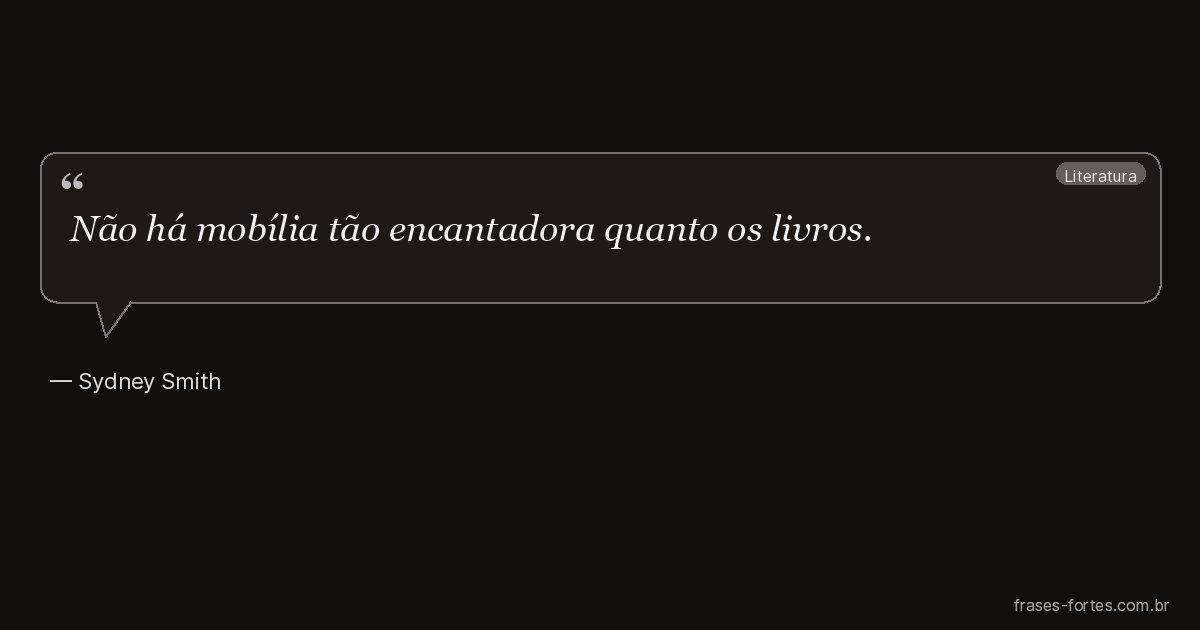 Frase de Sydney Smith