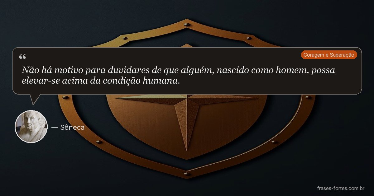 Frase de Sêneca