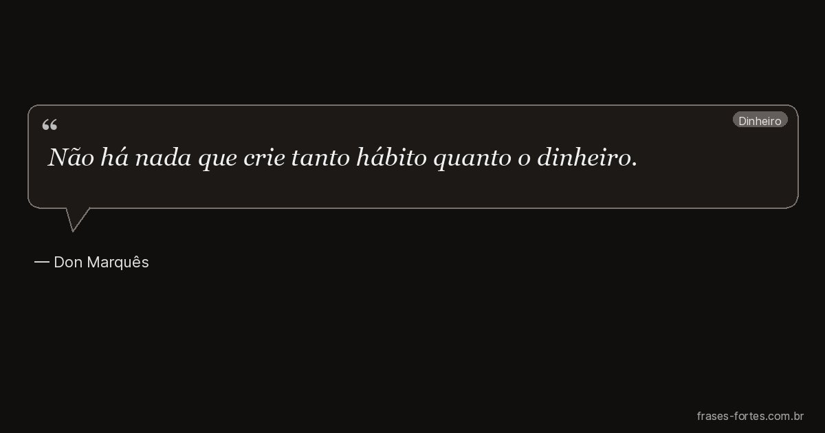 Frase de Don Marquês