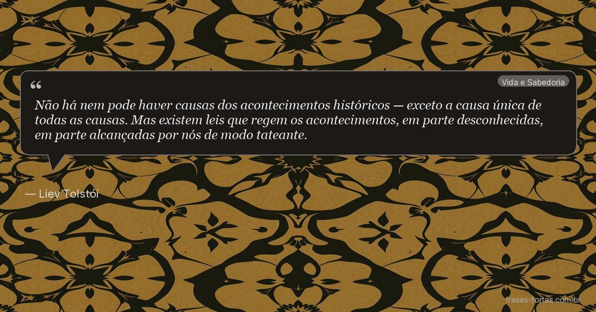 Frase de Liev Tolstói