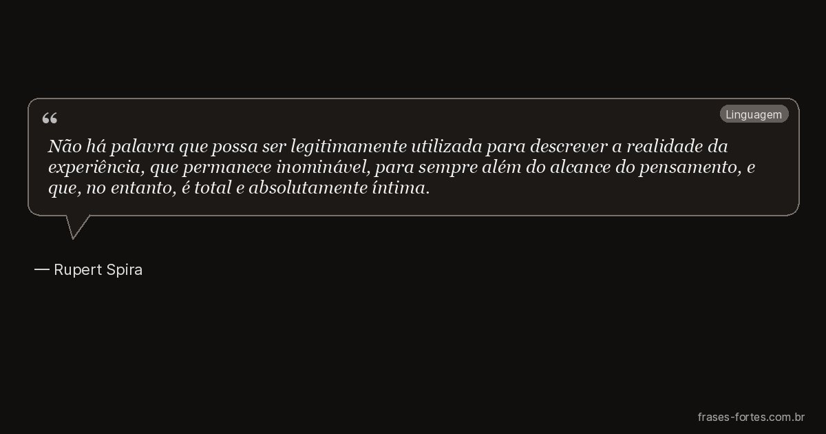 Frase de Rupert Spira