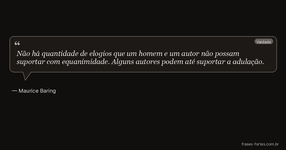 Frase de Maurice Baring