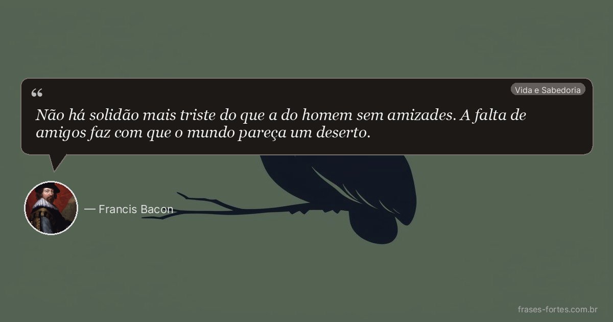 Frase de Francis Bacon