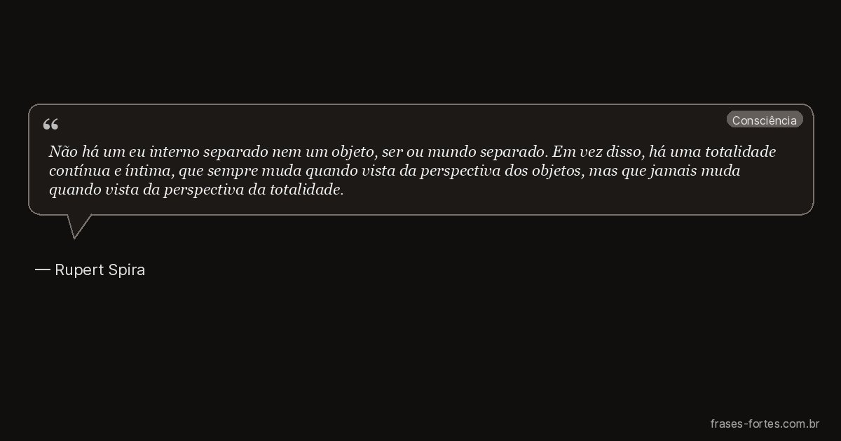 Frase de Rupert Spira