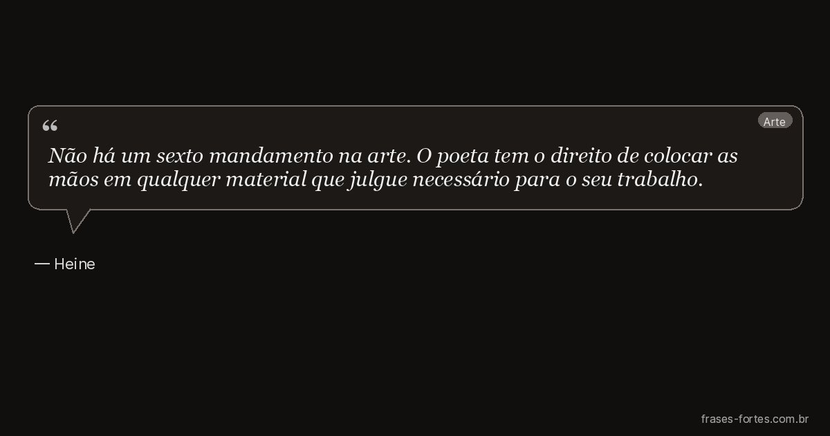 Frase de Heine