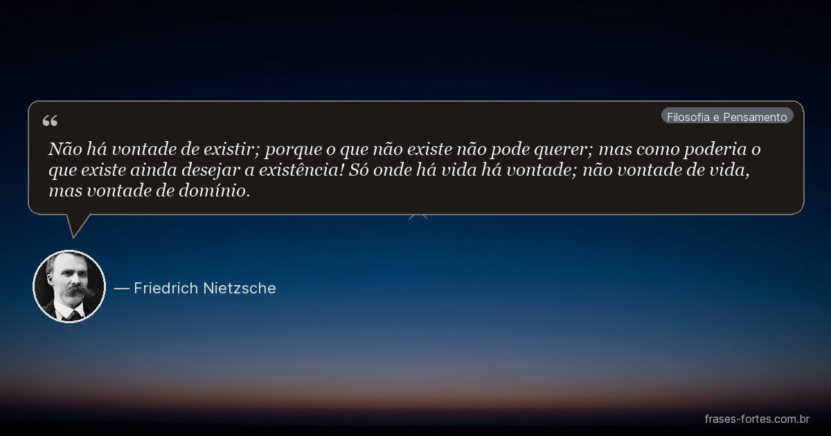 Frase de Friedrich Nietzsche