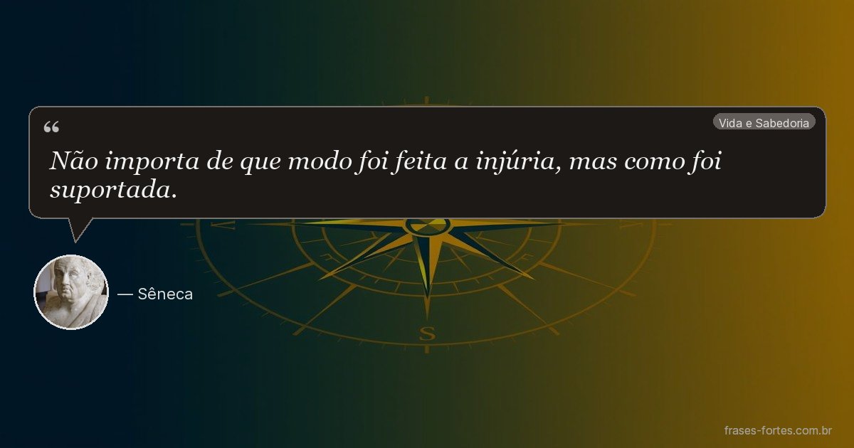 Frase de Sêneca