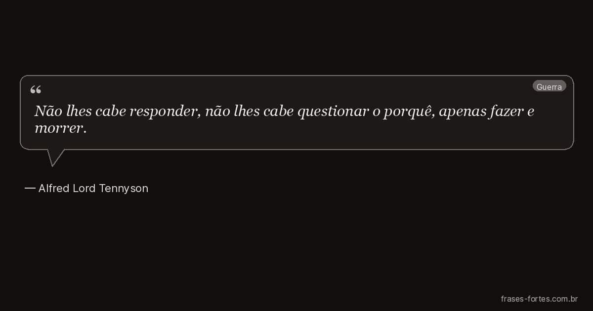 Frase de Alfred Lord Tennyson