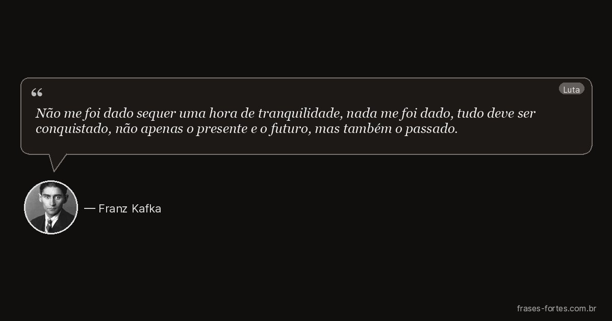 Frase de Franz Kafka