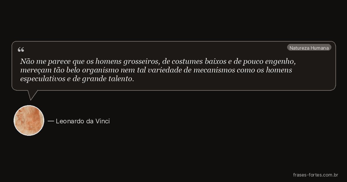 Frase de Leonardo da Vinci