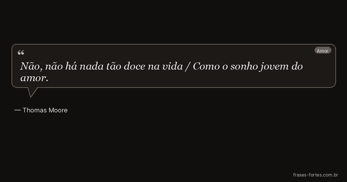 Frase de Thomas Moore