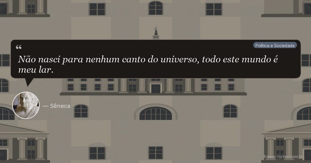 Frase de Sêneca