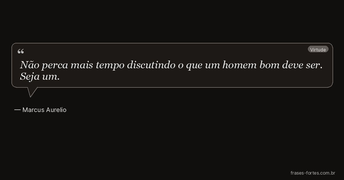 Frase de Marcus Aurelio