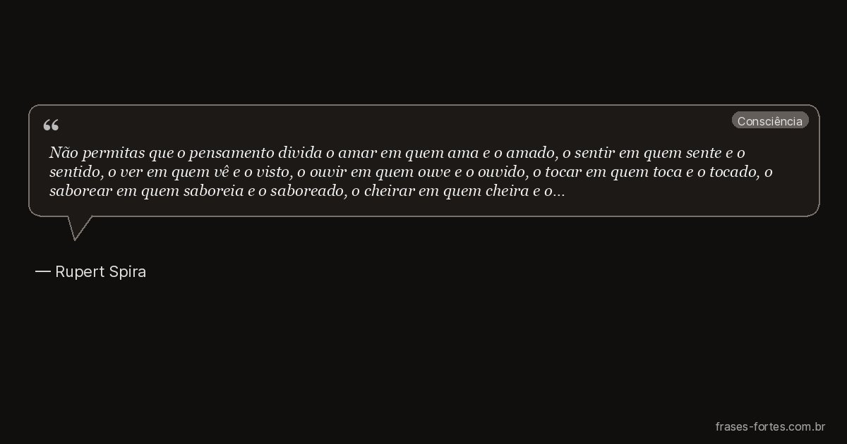 Frase de Rupert Spira