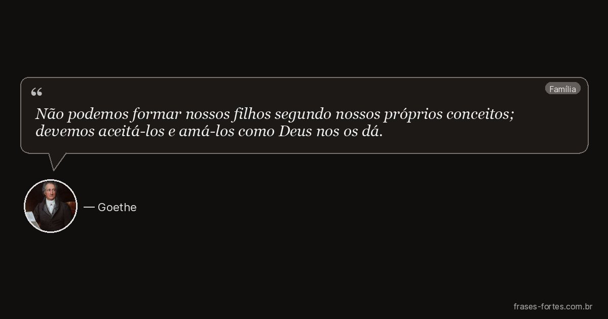 Frase de Goethe