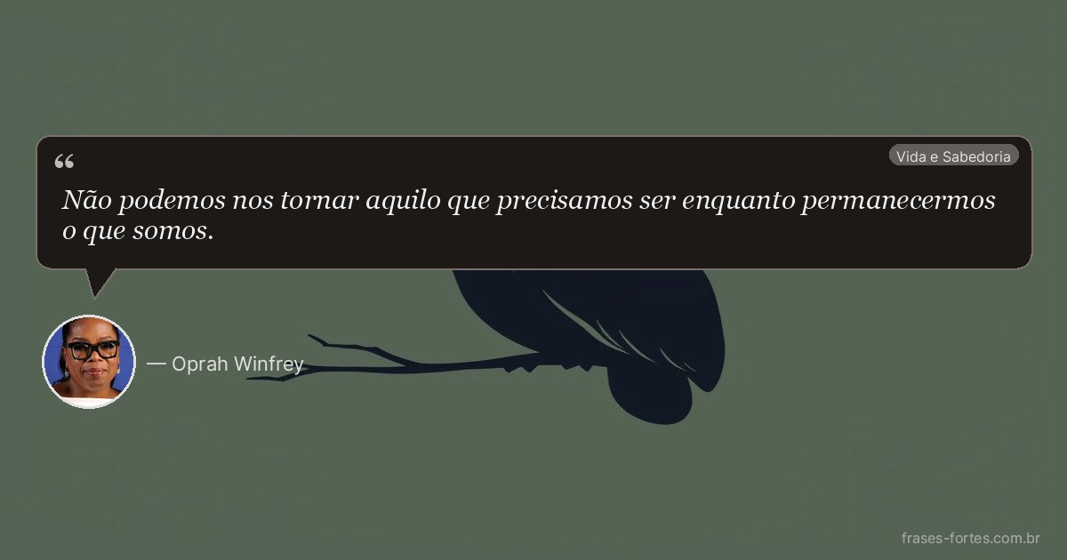 Frase de Oprah Winfrey