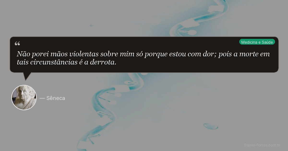 Frase de Sêneca
