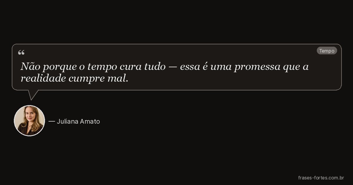 Frase de Juliana Amato