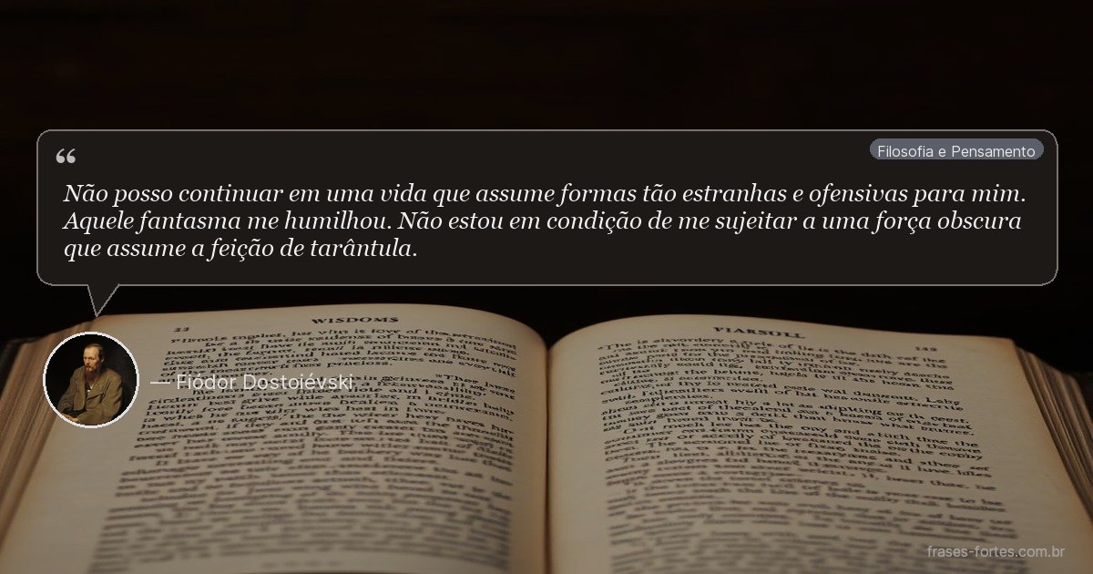 Frase de Fiódor Dostoiévski