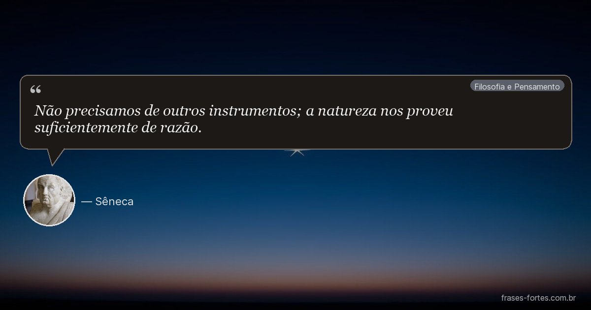Frase de Sêneca