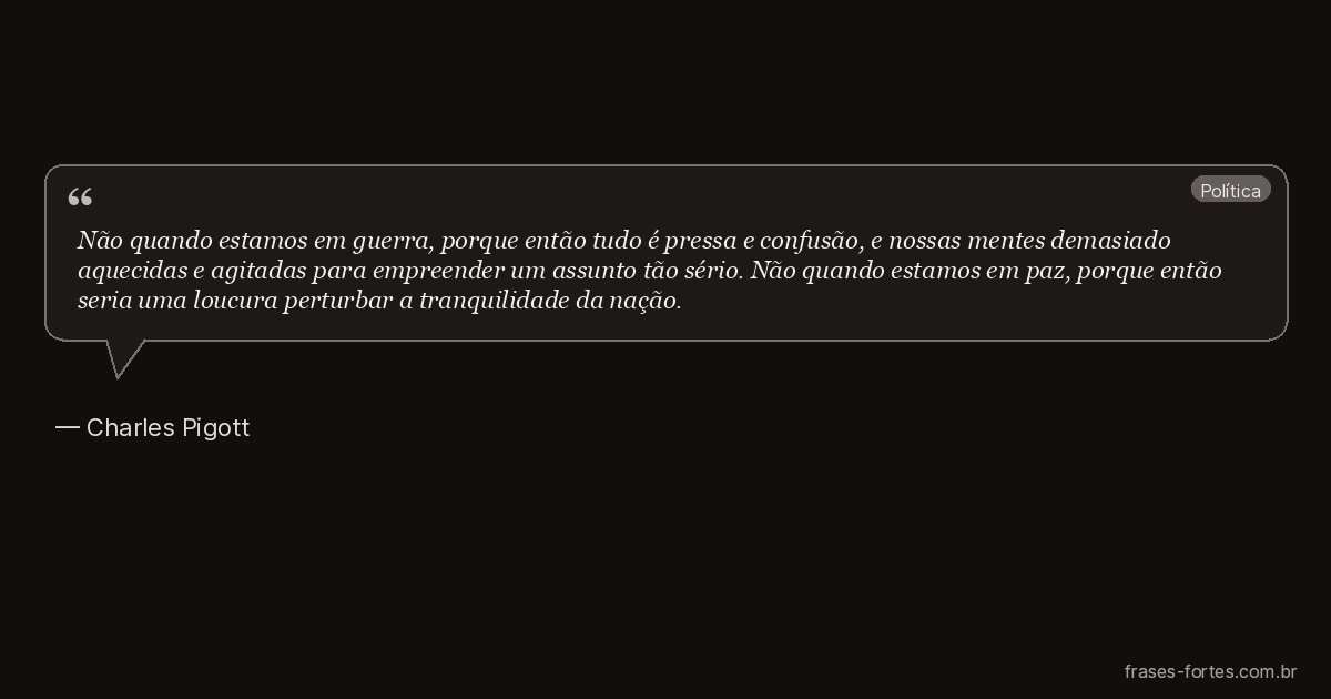 Frase de Charles Pigott