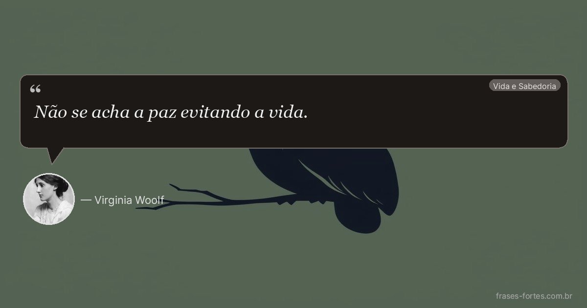 Frase de Virginia Woolf