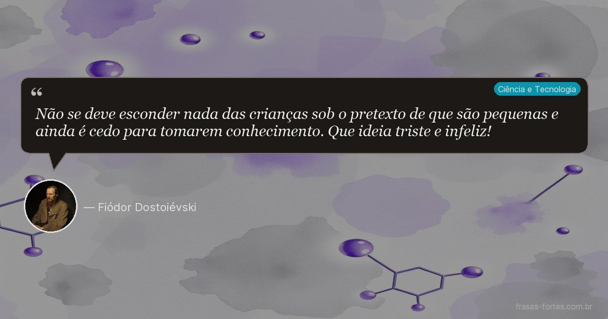 Frase de Fiódor Dostoiévski