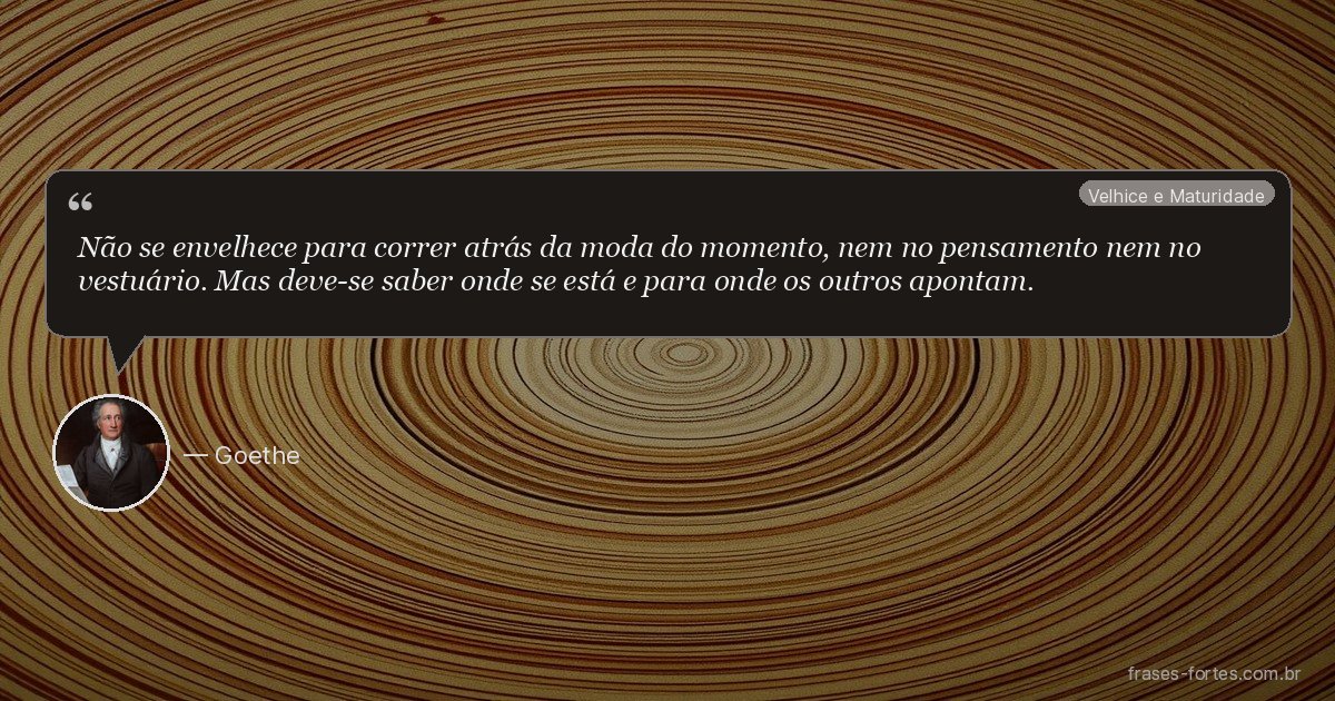 Frase de Goethe