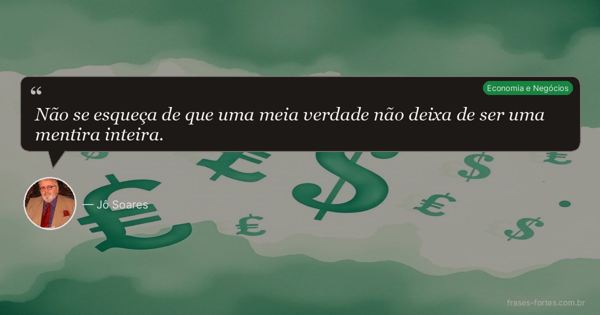 Frase de Jô Soares