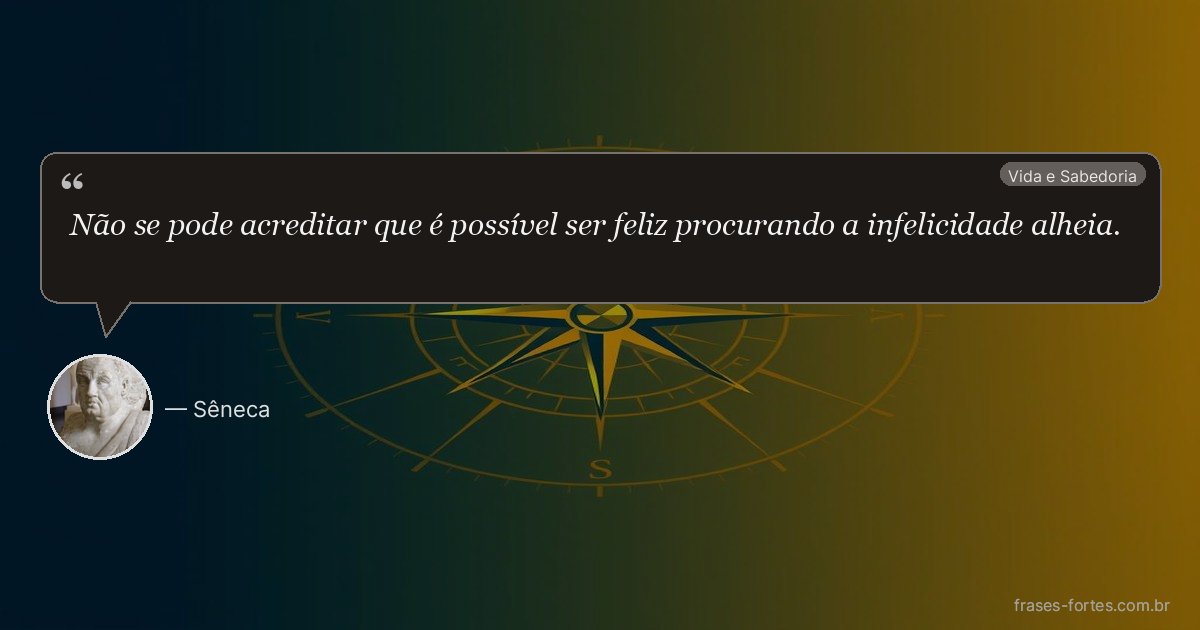 Frase de Sêneca